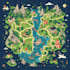 create event, tourist, and fantasy map illustration