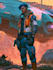 sci fi character illustration or sci fi character