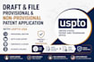 draft and file provisional and non provisional patent application with uspto usa