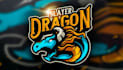 draw modern style dragon mascot logo design