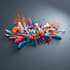 design awesome logo on graffiti tags style