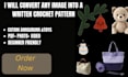 convert any image into a written crochet pattern with video