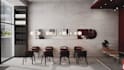 redesign restaurant interior, cafe 3d rendering, architect 2d plan, bar 3d video