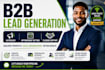 do b2b lead generation, sales outreach appointment setting setter b2b sales