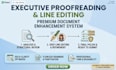 do executive proofreading and line editing