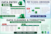 convert PDF, scanned documents and images to excel