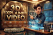 create custom 3d animated explainer video