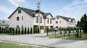 render residential estate, housing community masterplan,3d townhouse development