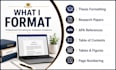 professionally format your thesis, research paper, and references