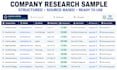 do web research, company research and data collection