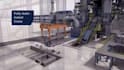 create 3d steel plant animation, rolling mill industrial process explainer video