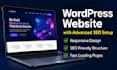 design a modern business website with advanced seo setup