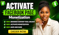 do facebook page monetization, fb monetization and fix monetization issues