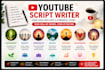 write creative youtube scripts