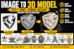 convert image to 3d model 3d logo stl or 3mf for 3d printing