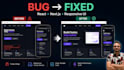 fix react nextjs javascript bugs and responsive issues