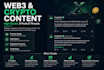 write engaging web3 and crypto x posts and threads