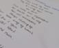 do wonderful, clear, handwriting