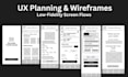 do modern figma UI UX design and interactive app prototype