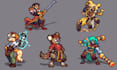 draw nsfw pixel art character sprite sheet animation video game assets minecraft