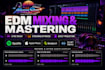 mix and master edm track for release and sync licensing as music ghost producer