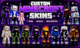 custom minecraft character skin designs for you