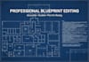 edit architectural photos to blueprint drawing style