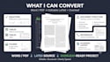 convert word or PDF to latex and overleaf