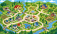 design a custom map, vector map, or illustrated map