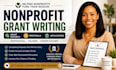 write nonprofit grant proposals and grant applications