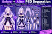 live2d vtuber model art psd separation live2d ready vtuber model preparation