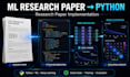 implement your machine learning research paper in python