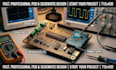 create custom pcb design, circuit schematic, layout and gerber files