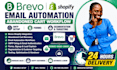setup brevo shopify email automation abandoned cart SMTP forms