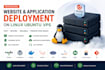 setup, fix, deploy, manage your linux ubuntu server or vps