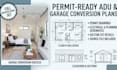 design adu plans garage conversion and house addition permit drawings