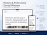 design a modern dental website in webflow