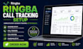 set up your ringba account and call tracking