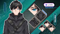 do live 2d vtuber model, vtuber avatar, chibi vtuber, furry vtuber, vtuber art
