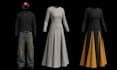 do custom second life 3d clothing mesh with textures rigging marvelous designer