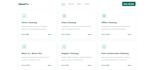design a professional cleaning business website