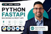 do python fastapi backend rest API development and integration
