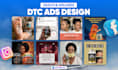 design high converting meta static ads for dtc brands