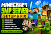 setup and fix your minecraft smp server cobblemon pixelmon survival rpg server