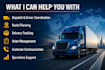 provide professional logistics dispatch and transportation support