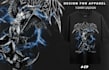 create dark gothic skull tshirt designs