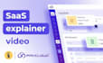 animated saas explainer video saas demo video with clean 2d motion graphics