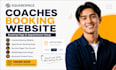 do squarespace coaches booking website, appointment booking, booking page