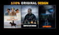 design unique movie poster, film poster and game posters