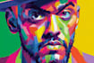 draw wpap pop art sport potrait